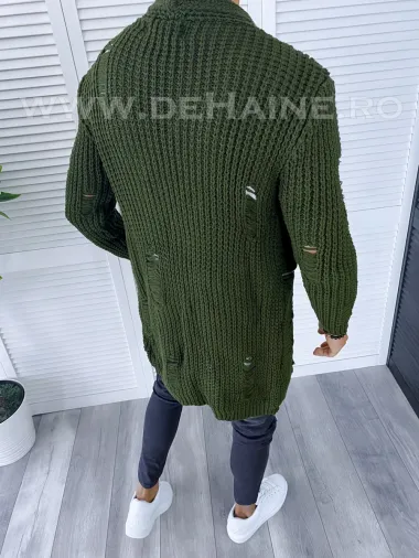 Cardigan barbati kaki slim fit ZR T3639 103-2* U7-5